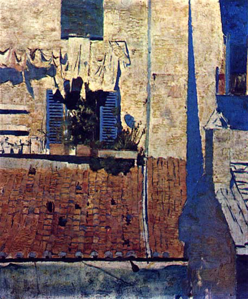 house of blue shutters